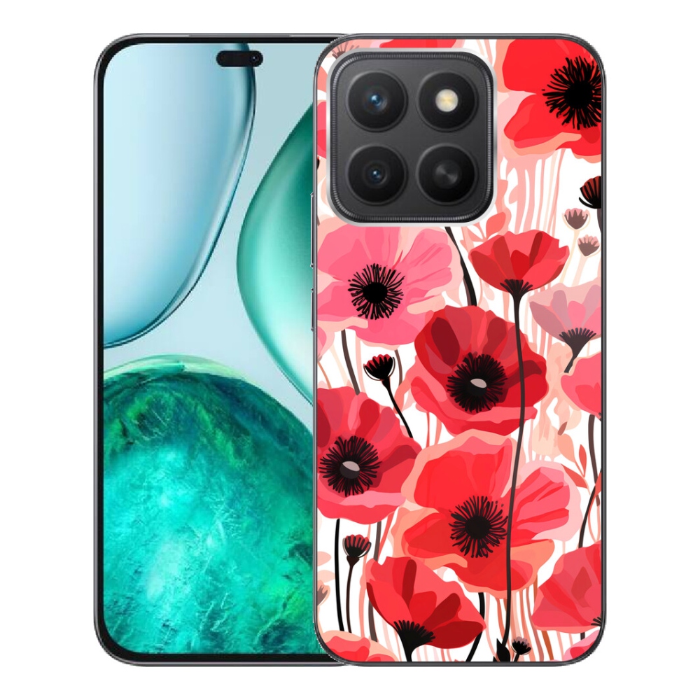 Gélový kryt mmCase na Honor X8c - vlčí mak 1