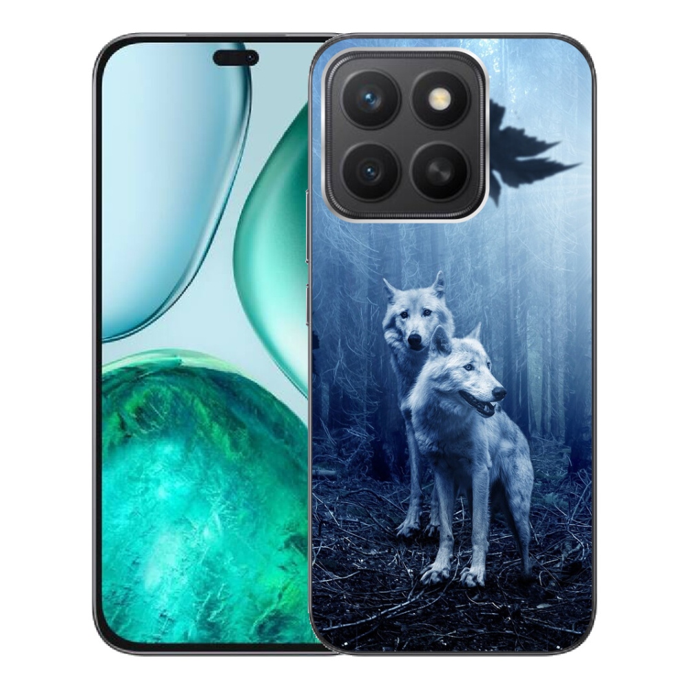Gélový kryt mmCase na Honor X8c - vlci v lese