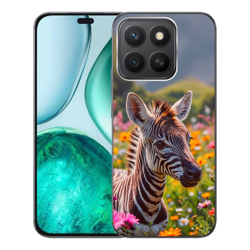 Gélový kryt mmCase na Honor X8c - zebra na lúke