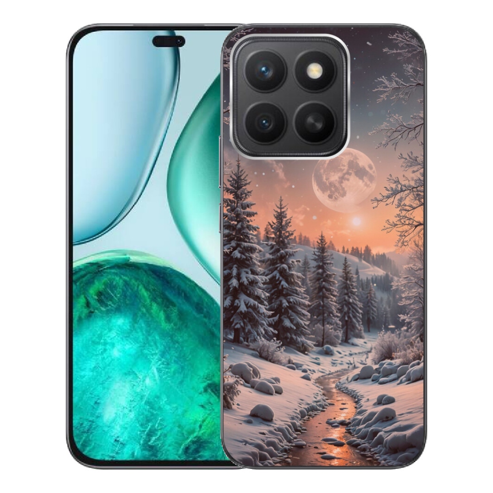 Gélový kryt mmCase na Honor X8c - zimná krajina 2