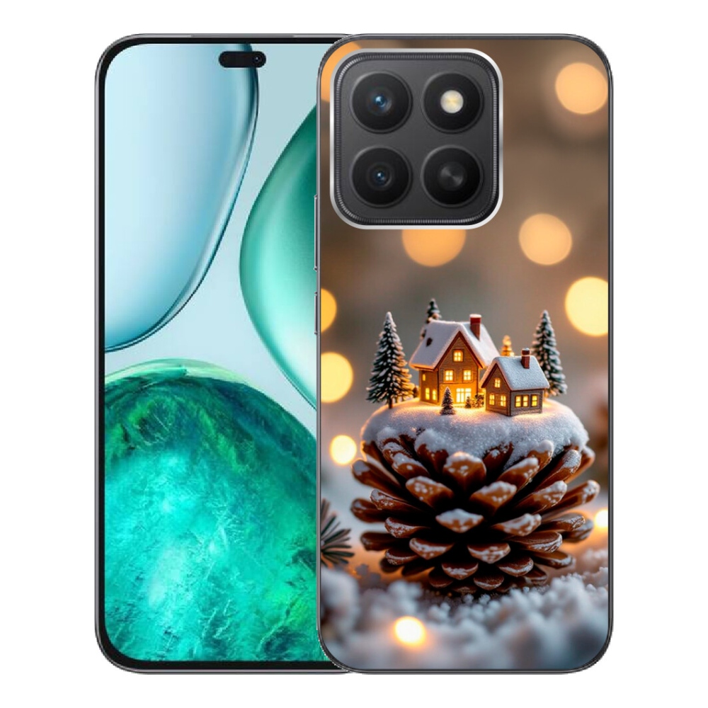 Gélový kryt mmCase na Honor X8c - zimná dedinka
