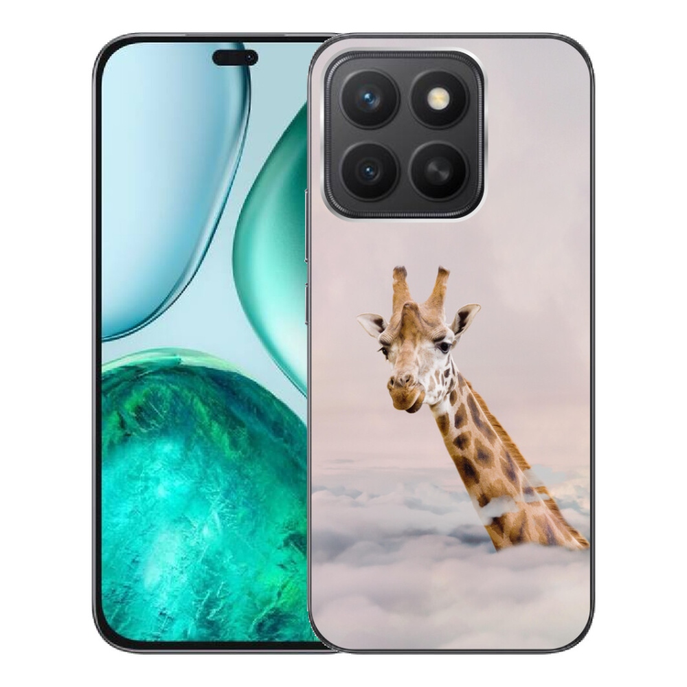 Gélový kryt mmCase na Honor X8c - žirafa v oblakoch