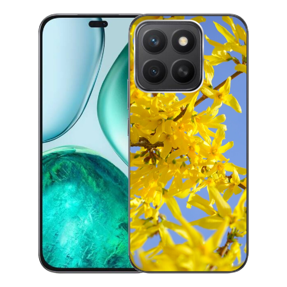 Gélový kryt mmCase na Honor X8c - žlté kvety