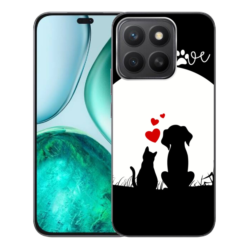 Gélový kryt mmCase na Honor X8c - zvieracia láska