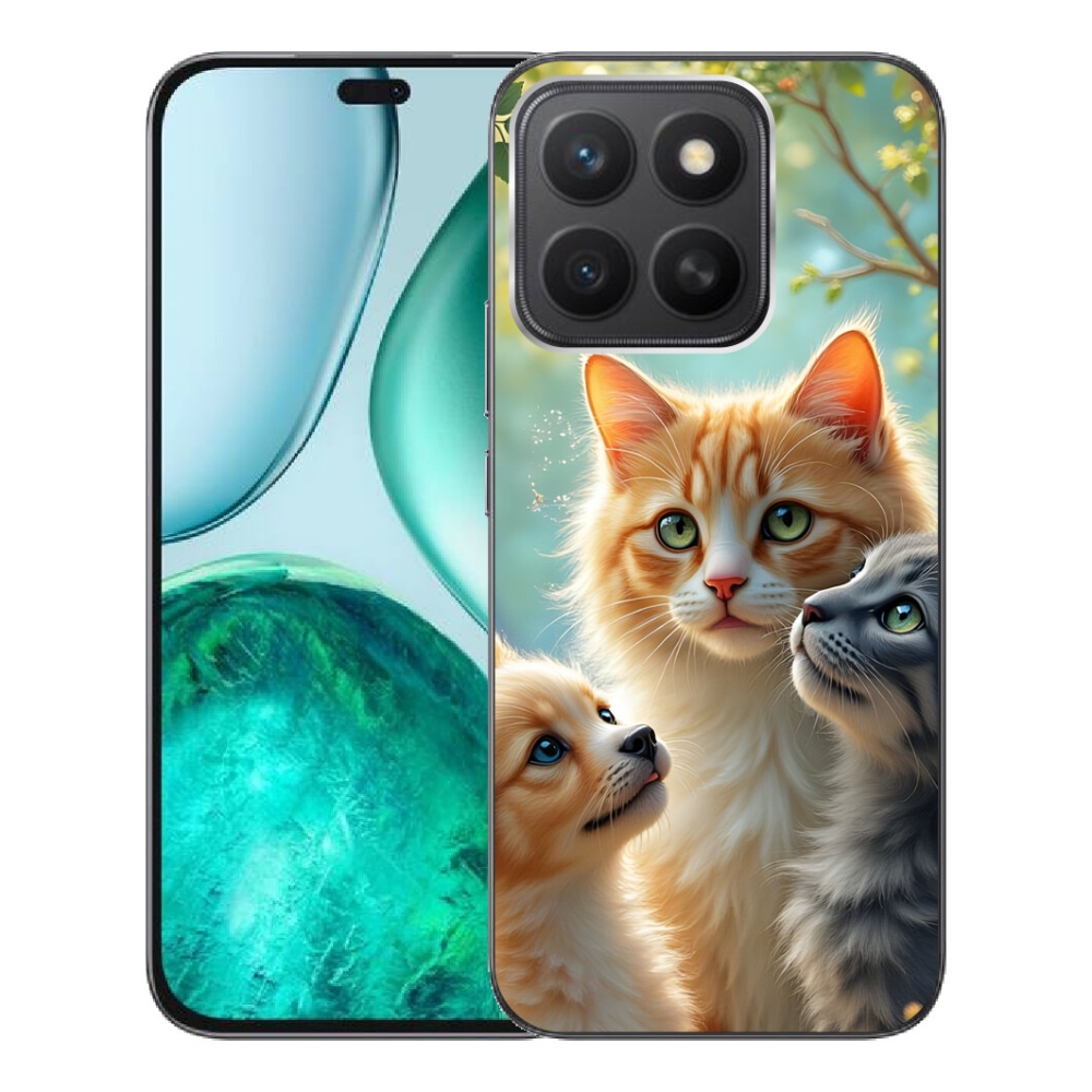 Gélový kryt mmCase na Honor X8c - zvieracie priateľstvo 2
