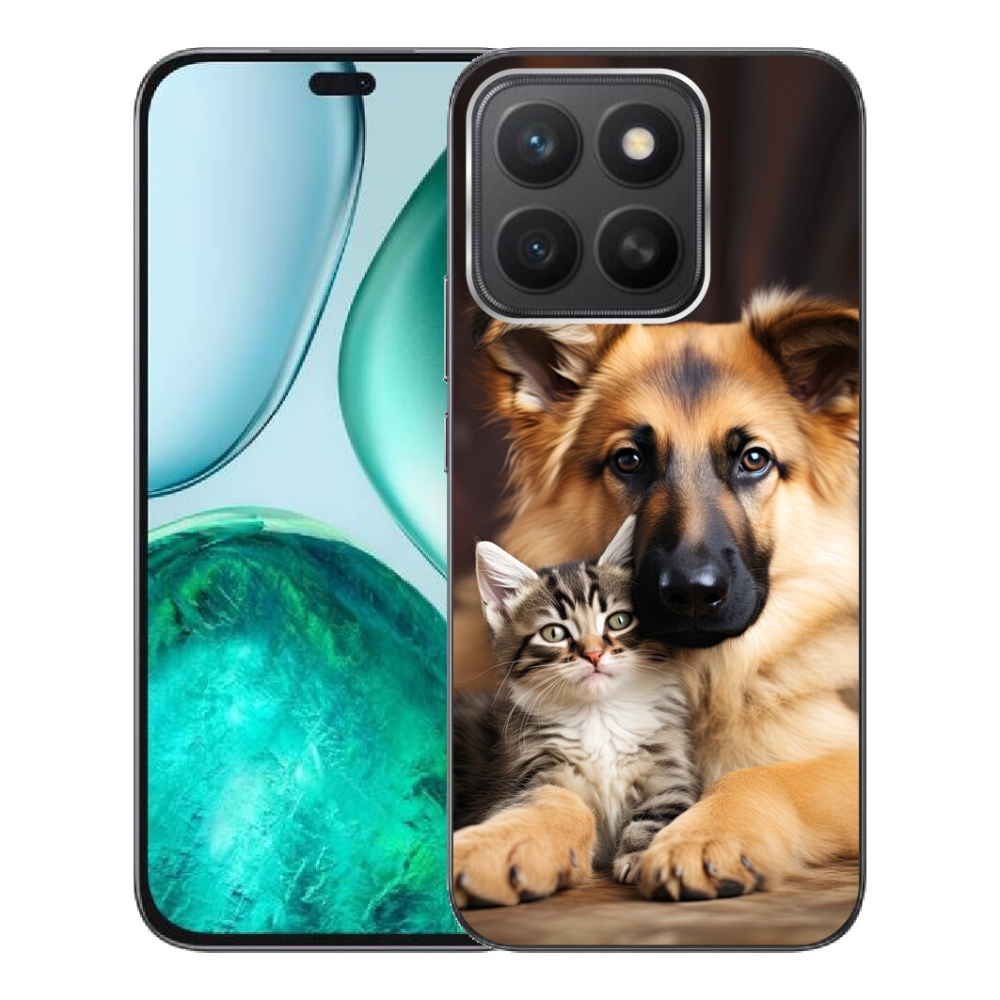 Gélový kryt mmCase na Honor X8c - zvieracie priateľstvo