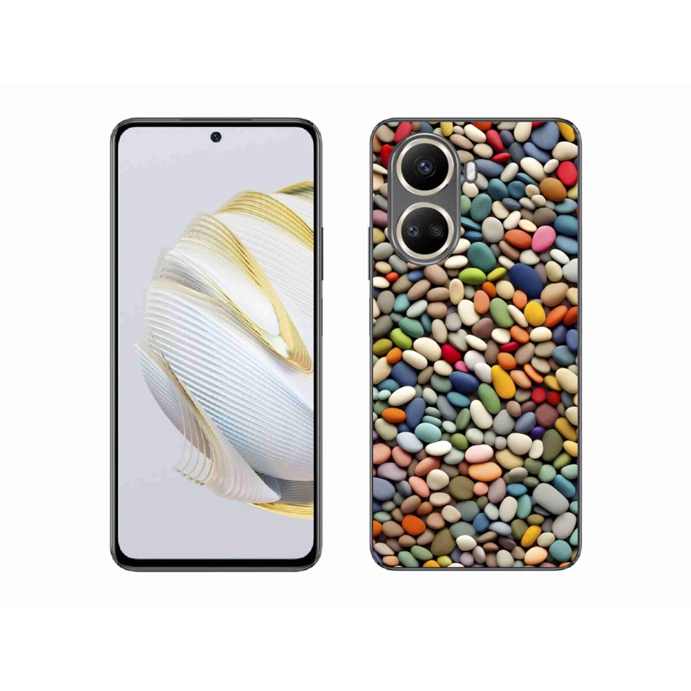Gélový kryt mmCase na Huawei Nova 10 SE - farebné kamienky 2