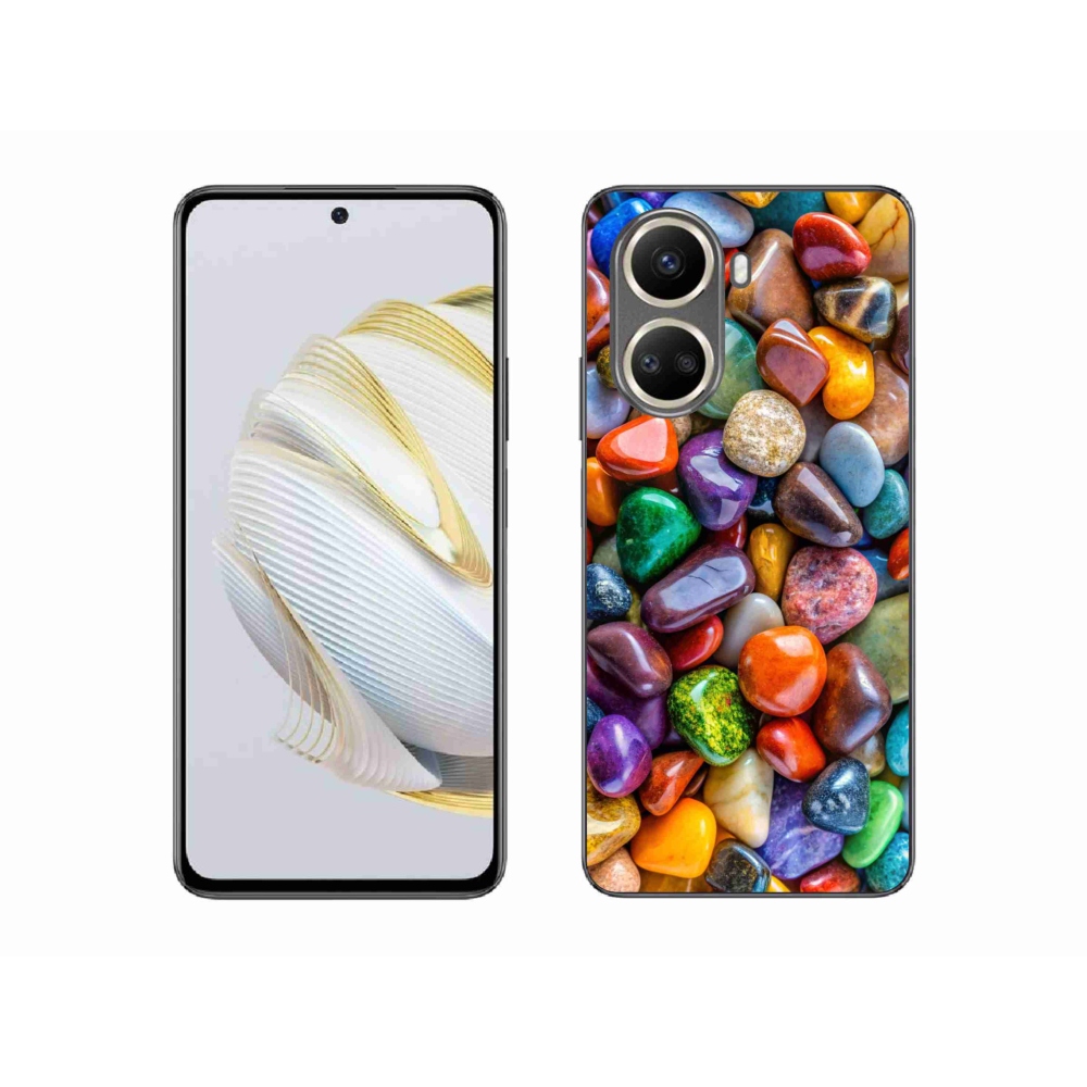 Gélový kryt mmCase na Huawei Nova 10 SE - farebné kamienky
