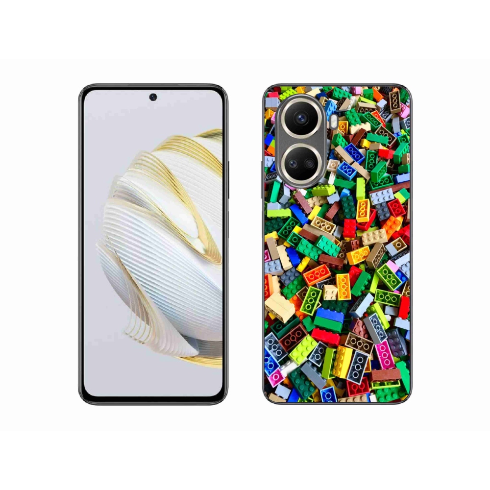 Gélový kryt mmCase na Huawei Nova 10 SE - farebné stavebné kocky