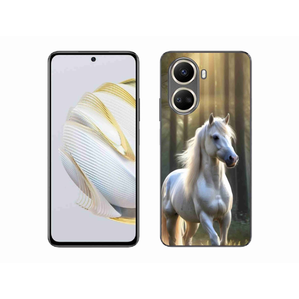 Gélový kryt mmCase na Huawei Nova 10 SE - biely kôň 3