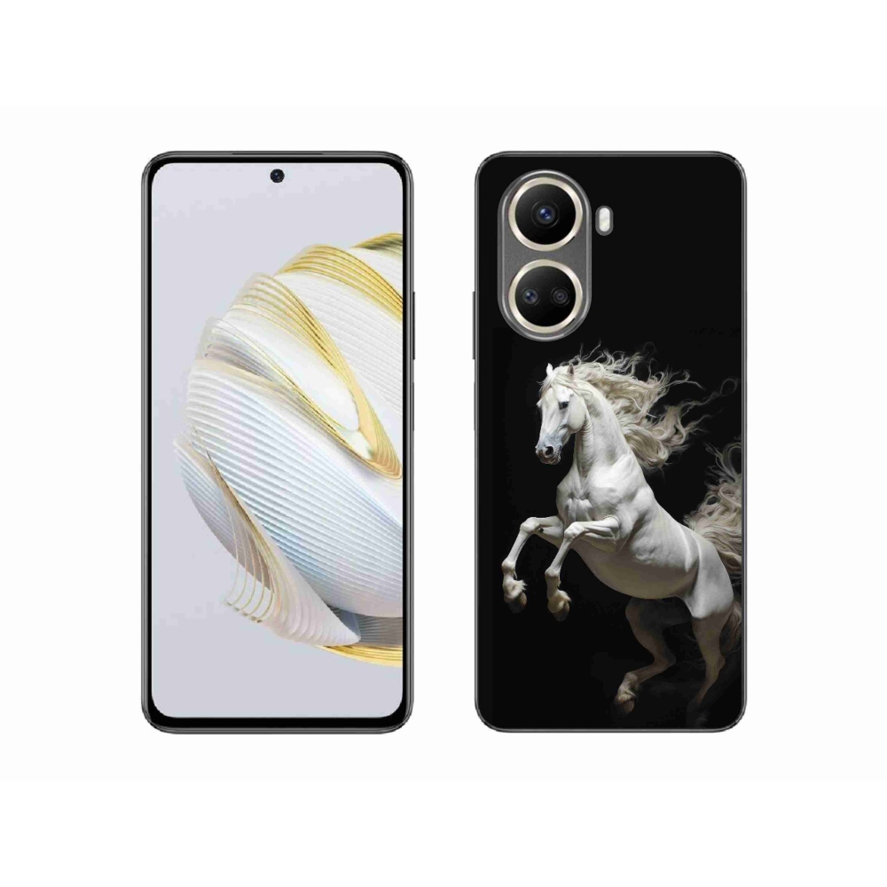 Gélový kryt mmCase na Huawei Nova 10 SE - biely kôň 4