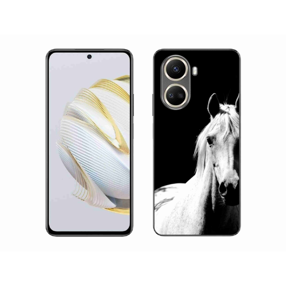 Gélový kryt mmCase na Huawei Nova 10 SE - biely kôň 5