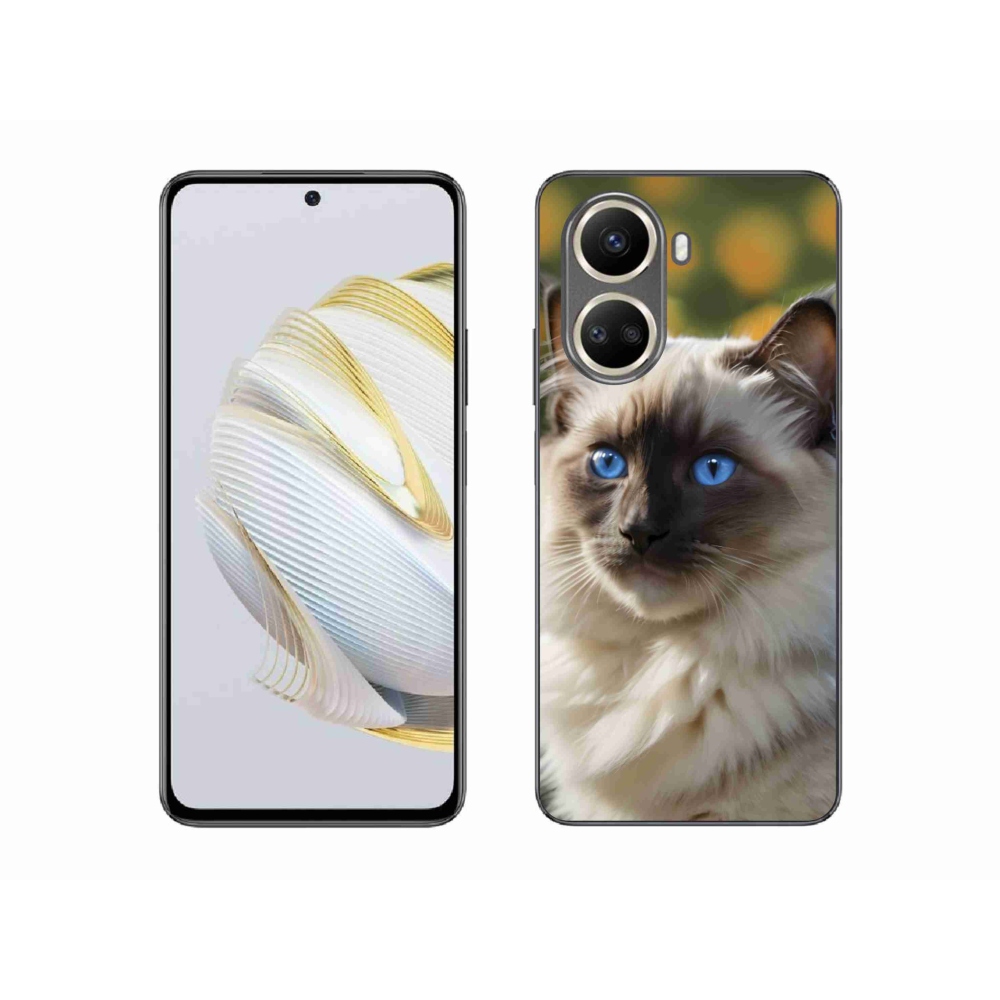 Gélový kryt mmCase na Huawei Nova 10 SE - biely ragdoll