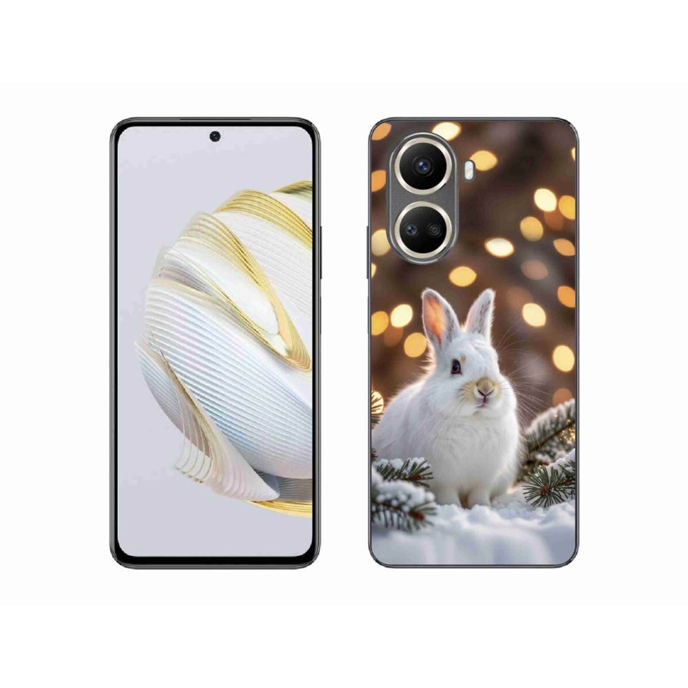 Gélový kryt mmCase na Huawei Nova 10 SE - biely zajac