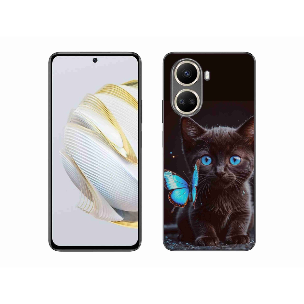Gélový kryt mmCase na Huawei Nova 10 SE - čierne mačiatko 3