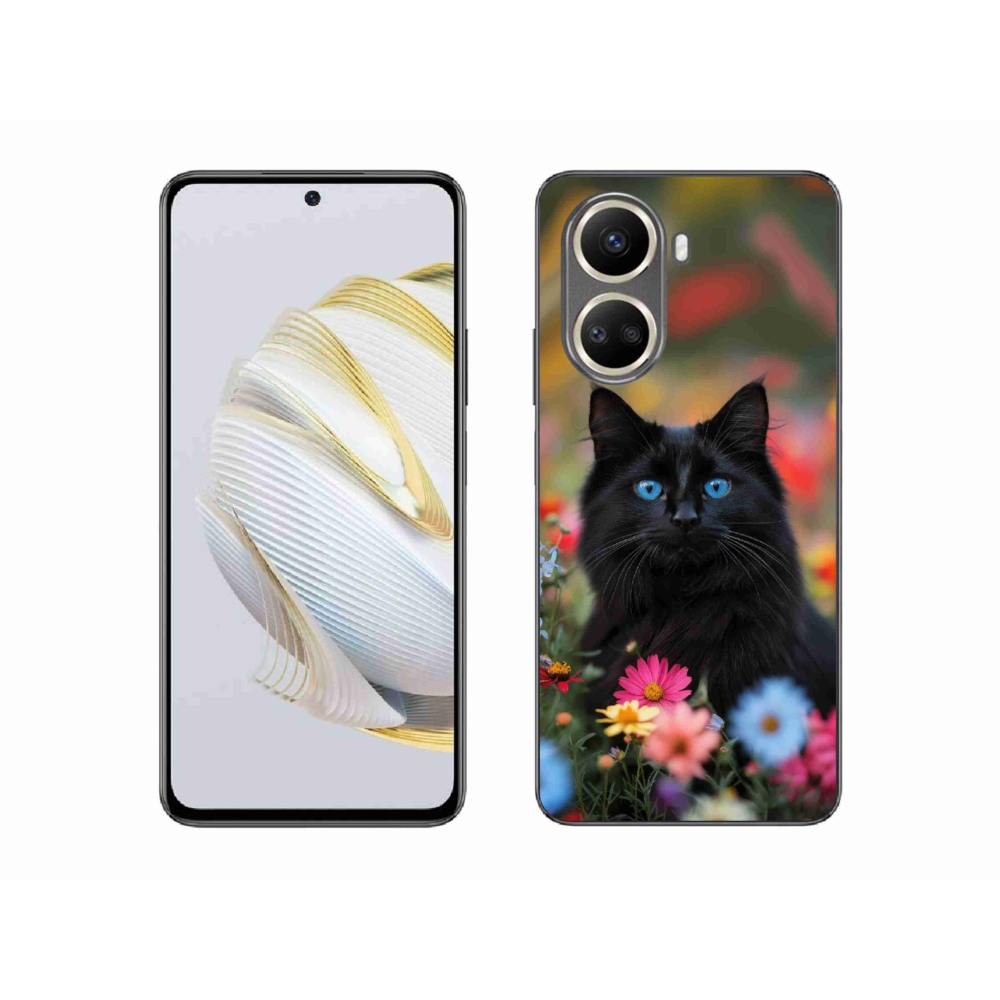 Gélový kryt mmCase na Huawei Nova 10 SE - čierne mačiatko 4