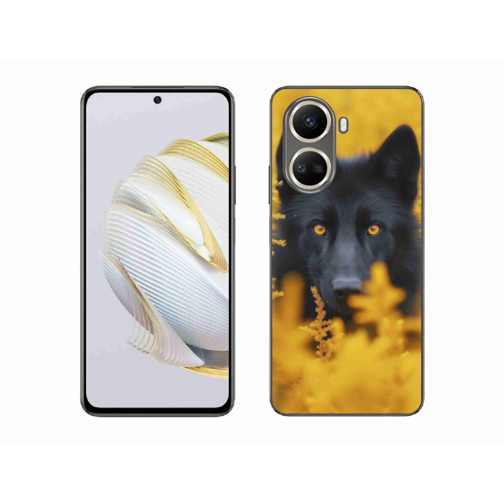 Gélový kryt mmCase na Huawei Nova 10 SE - čierny vlk 2
