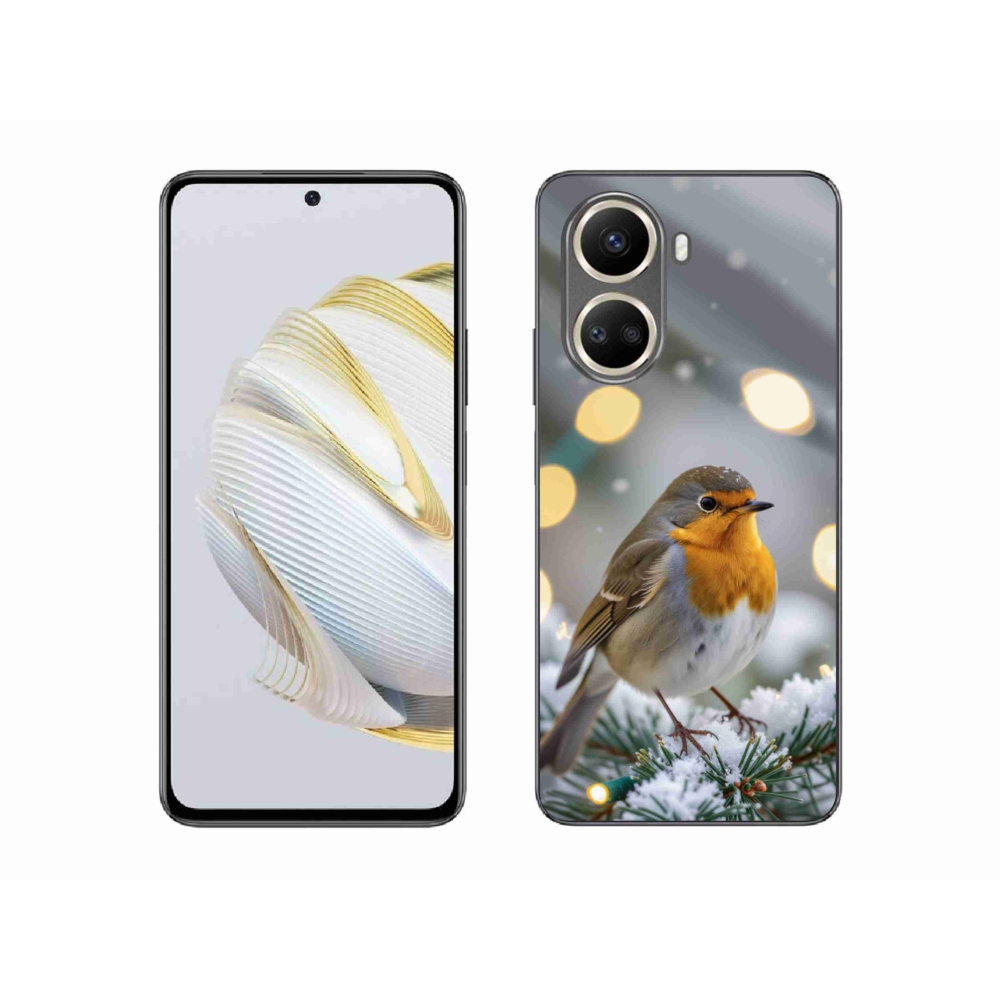 Gélový kryt mmCase na Huawei Nova 10 SE - červienka v zime