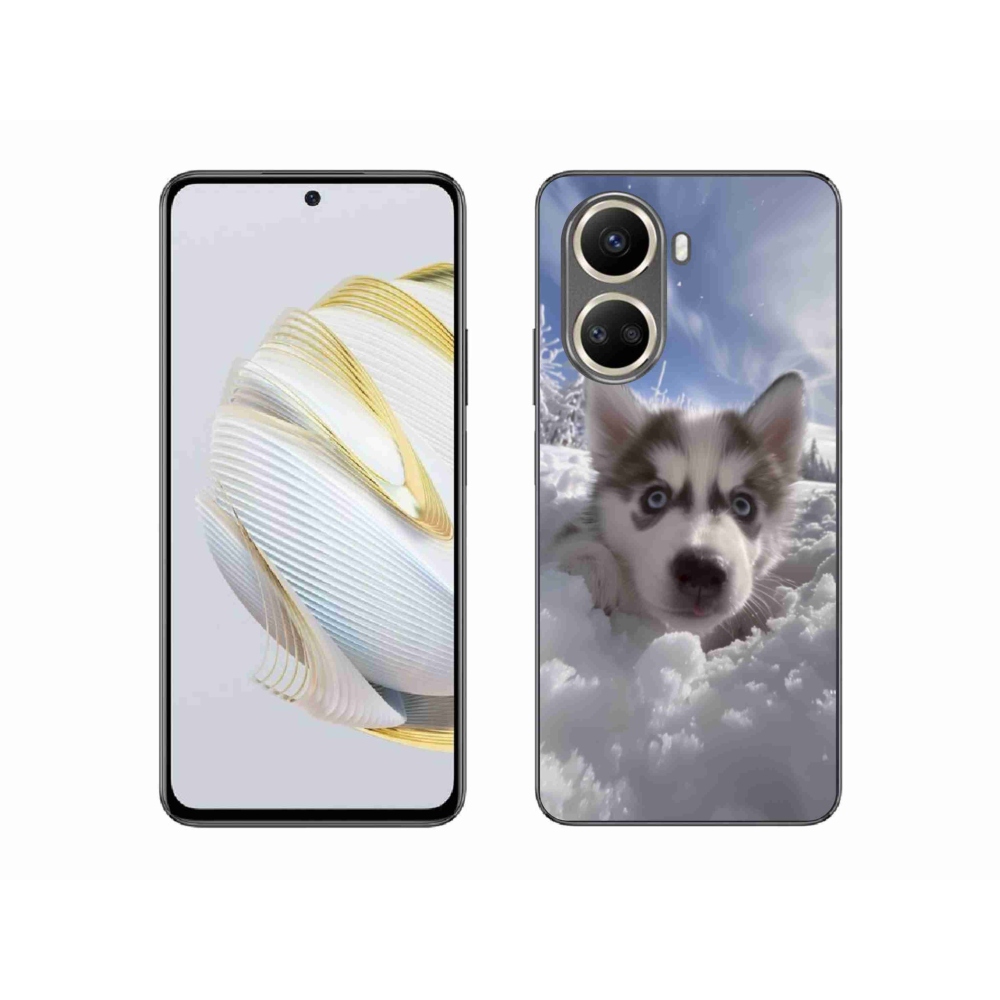 Gélový kryt mmCase na Huawei Nova 10 SE - husky v snehu