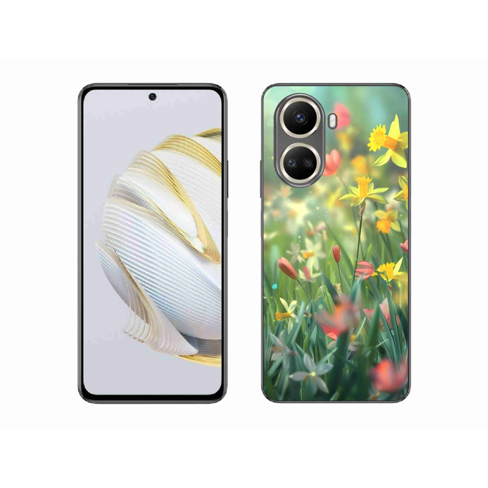 Gélový kryt mmCase na Huawei Nova 10 SE - jarné kvety