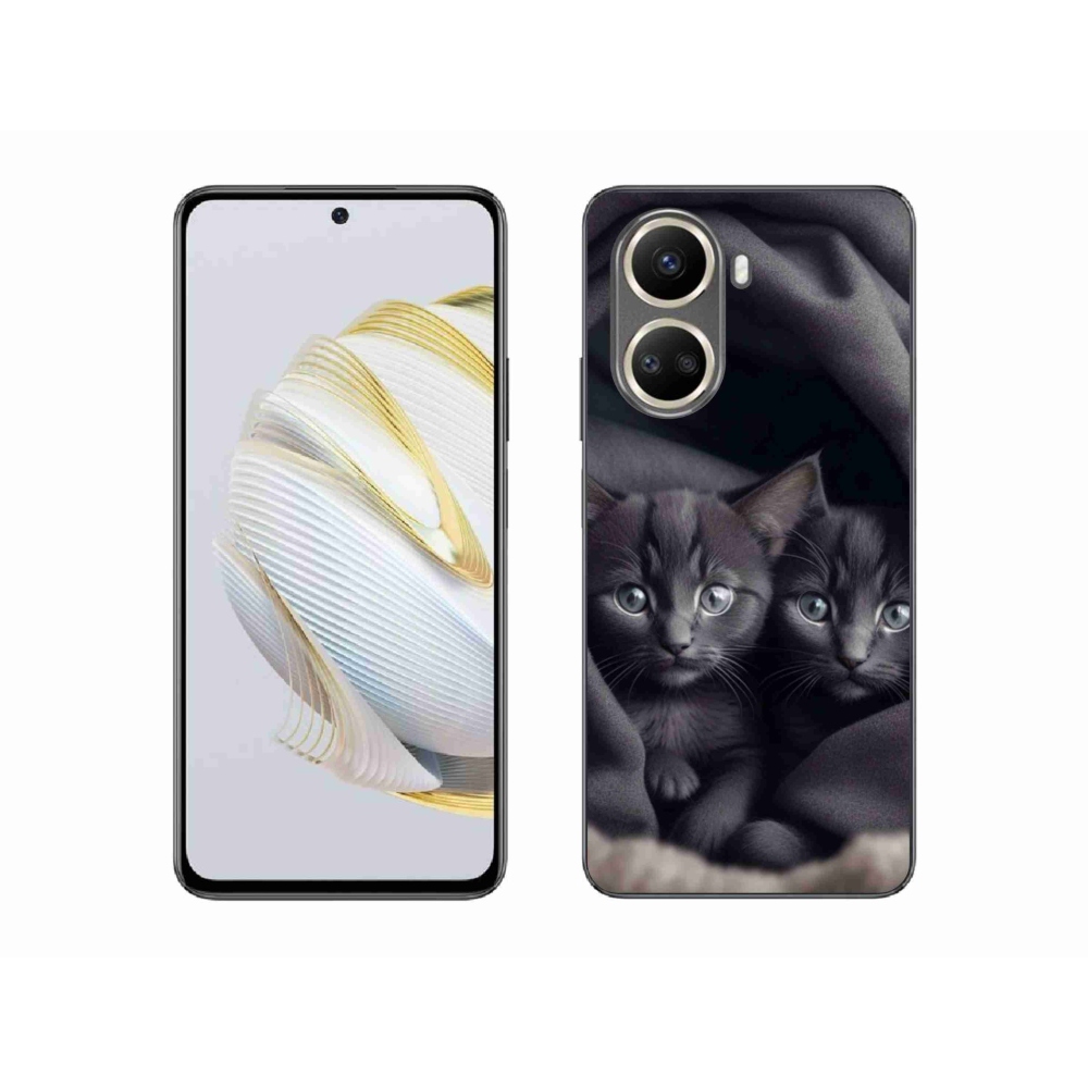 Gélový kryt mmCase na Huawei Nova 10 SE - mačacie duo