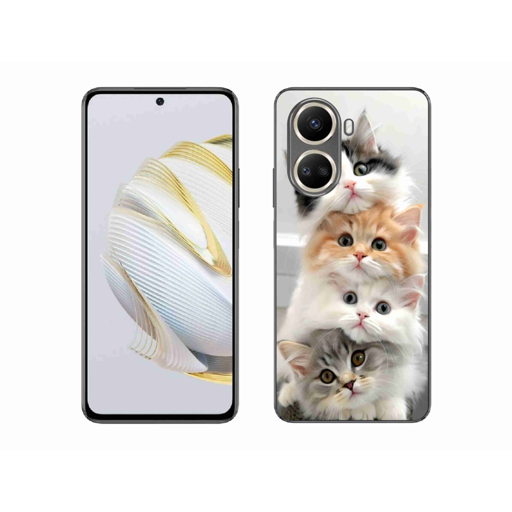 Gélový kryt mmCase na Huawei Nova 10 SE - mačacia partia