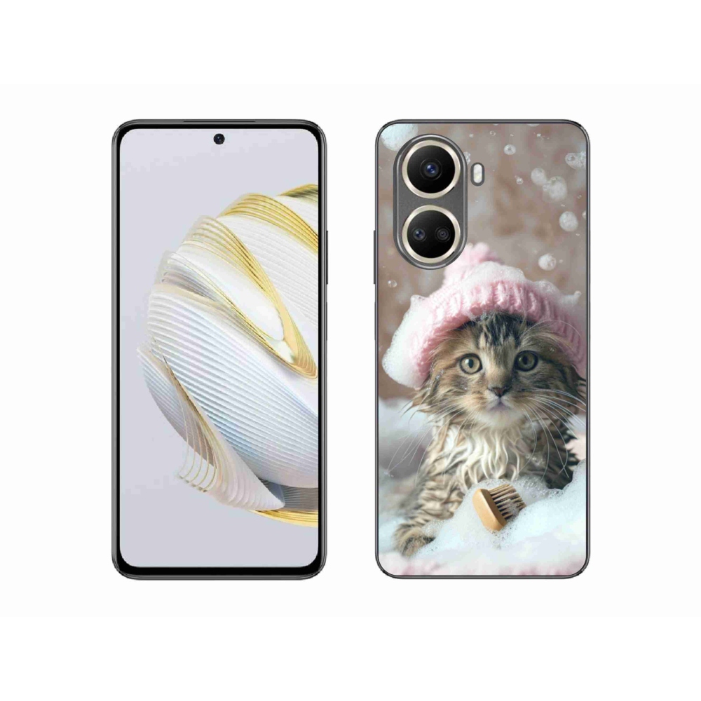 Gélový kryt mmCase na Huawei Nova 10 SE - mačiatko a kúpeľ