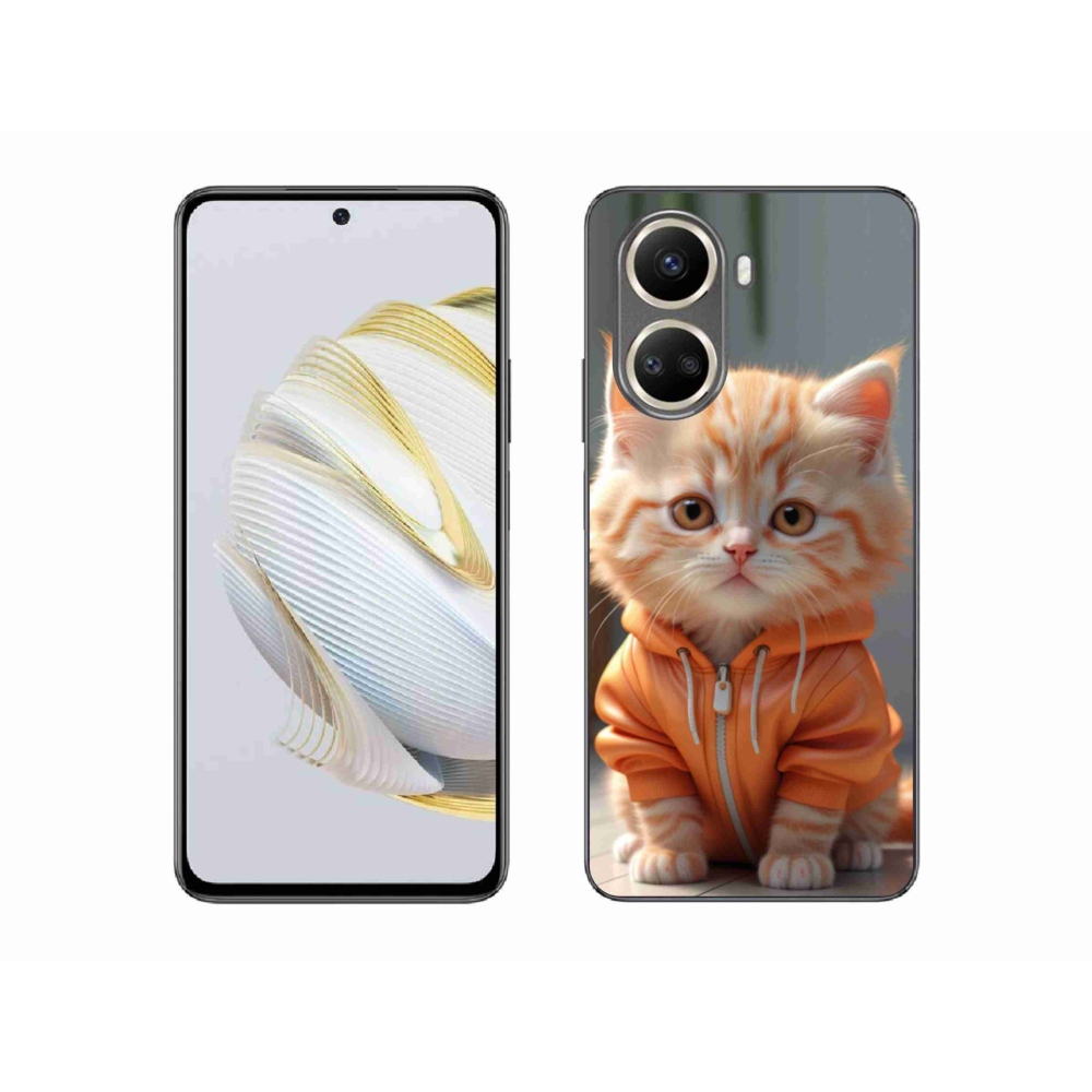 Gélový kryt mmCase na Huawei Nova 10 SE - mačiatko v mikine