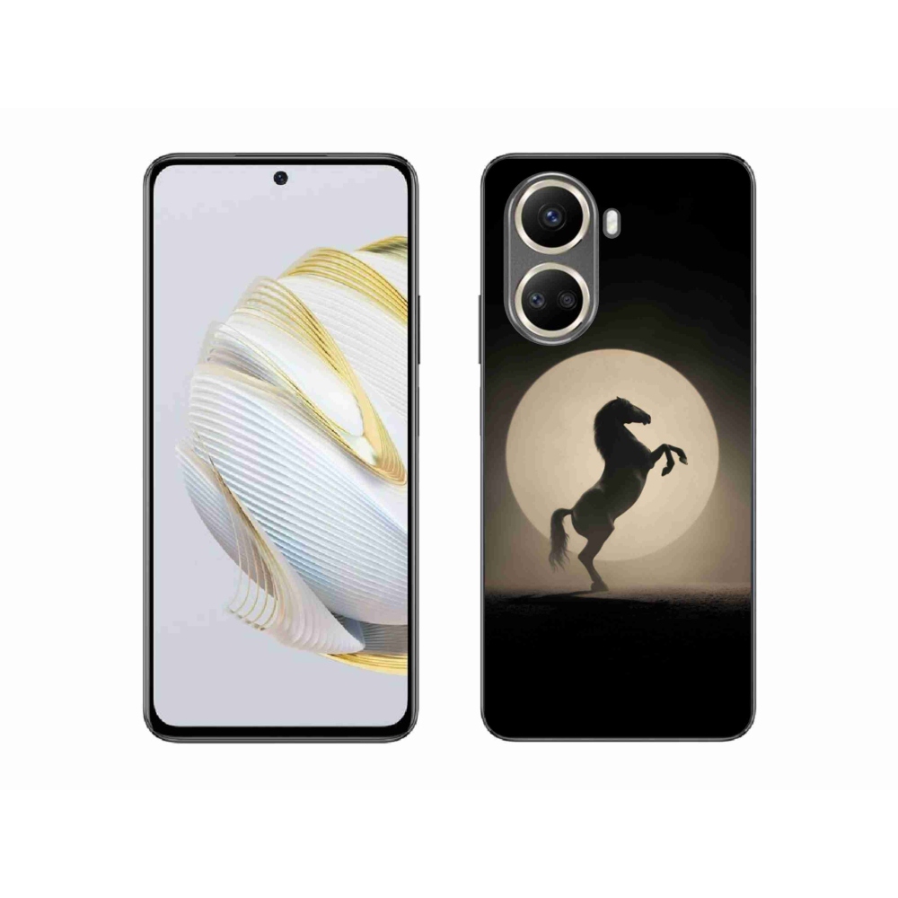 Gélový kryt mmCase na Huawei Nova 10 SE - kôň v siluete