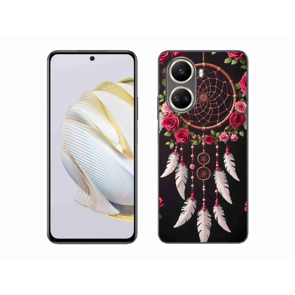 Gélový kryt mmCase na Huawei Nova 10 SE - lapač snov s ružami