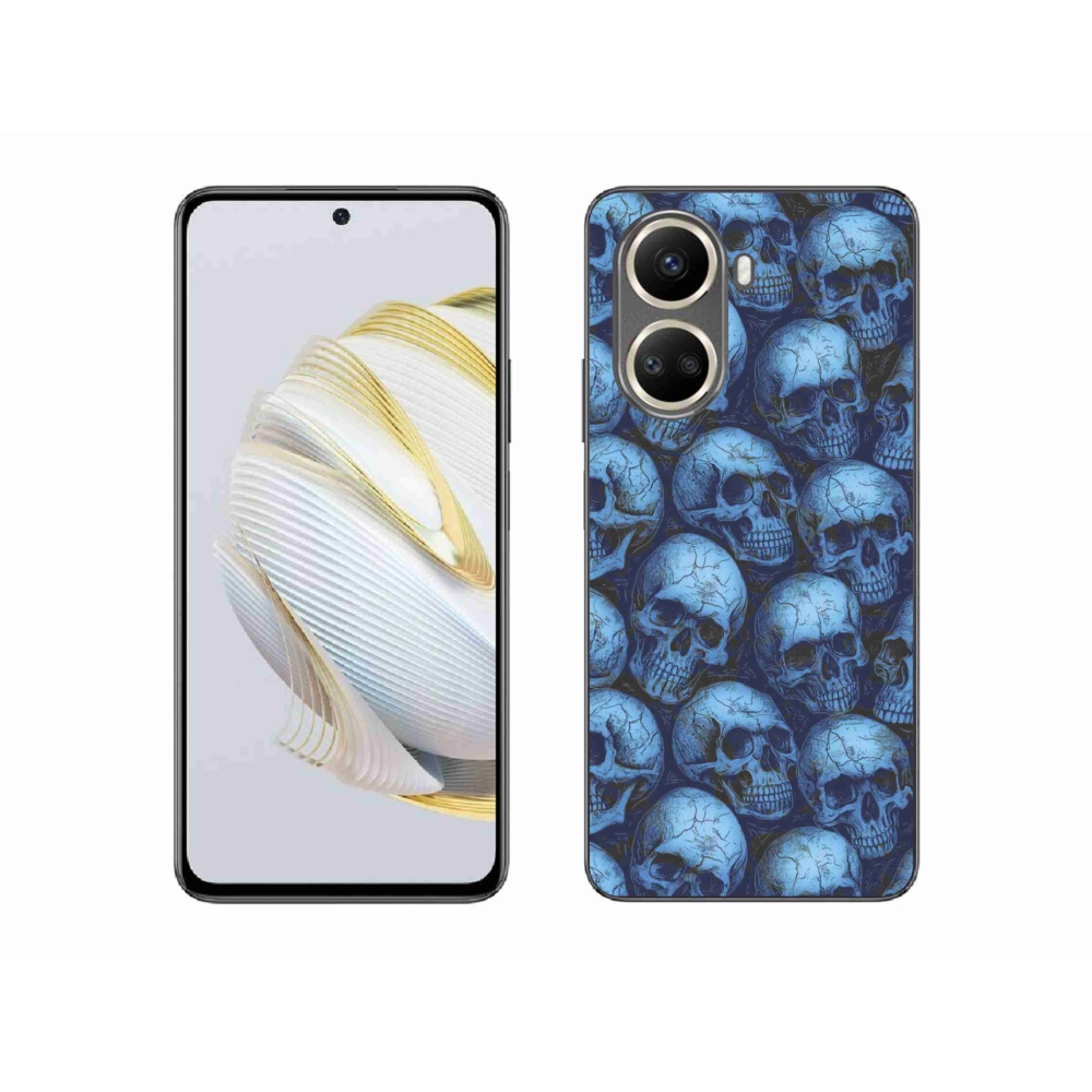 Gélový kryt mmCase na Huawei Nova 10 SE - lebky