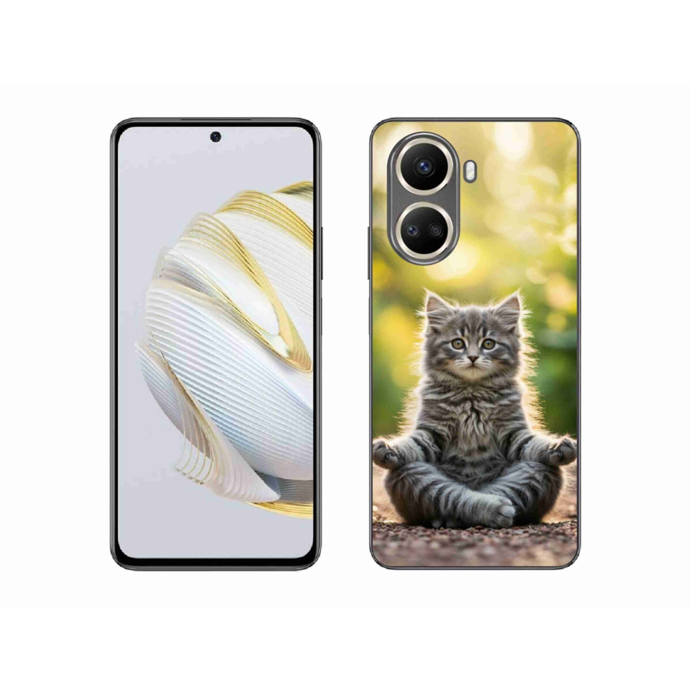 Gélový kryt mmCase na Huawei Nova 10 SE - meditujúce mačiatko