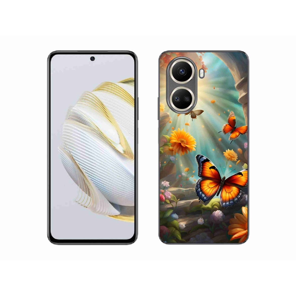 Gélový kryt mmCase na Huawei Nova 10 SE - motýlia záhrada 2