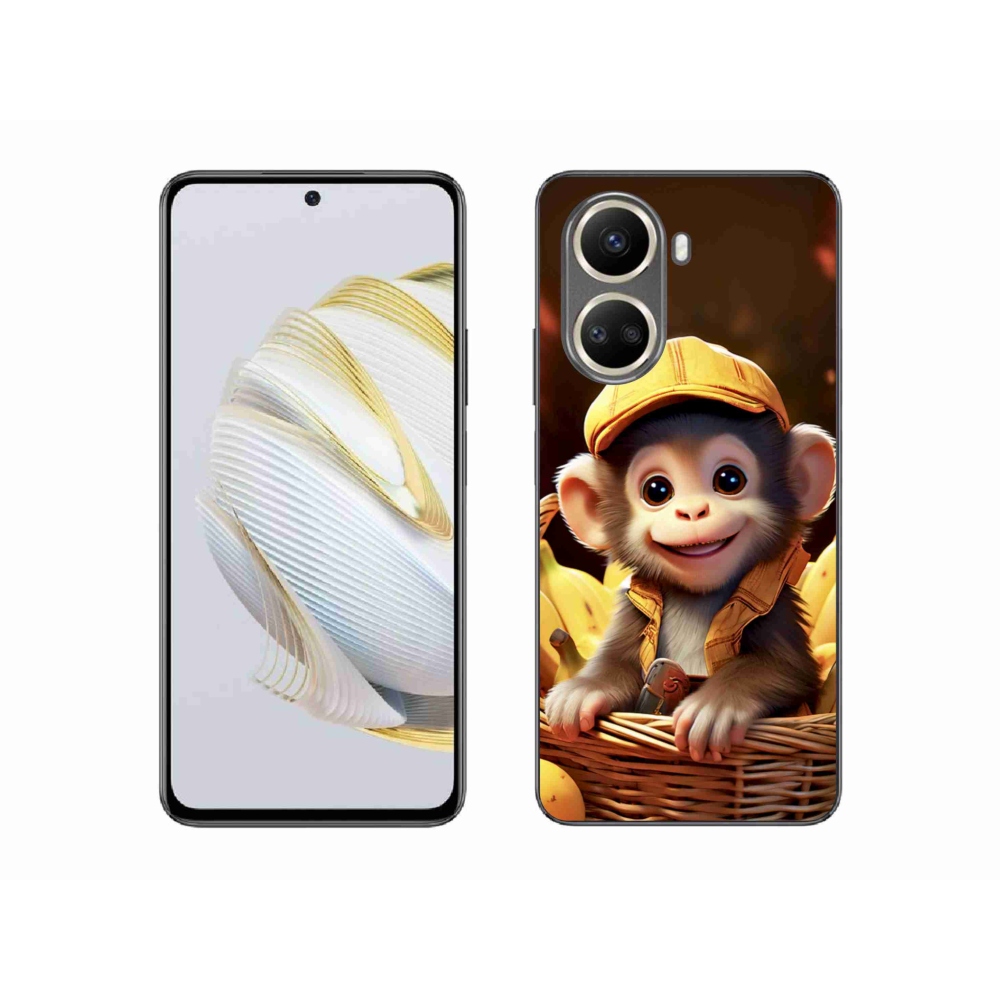 Gélový kryt mmCase na Huawei Nova 10 SE - opice v košíku