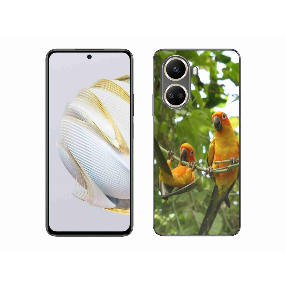 Gélový kryt mmCase na Huawei Nova 10 SE - papagáje aratingy