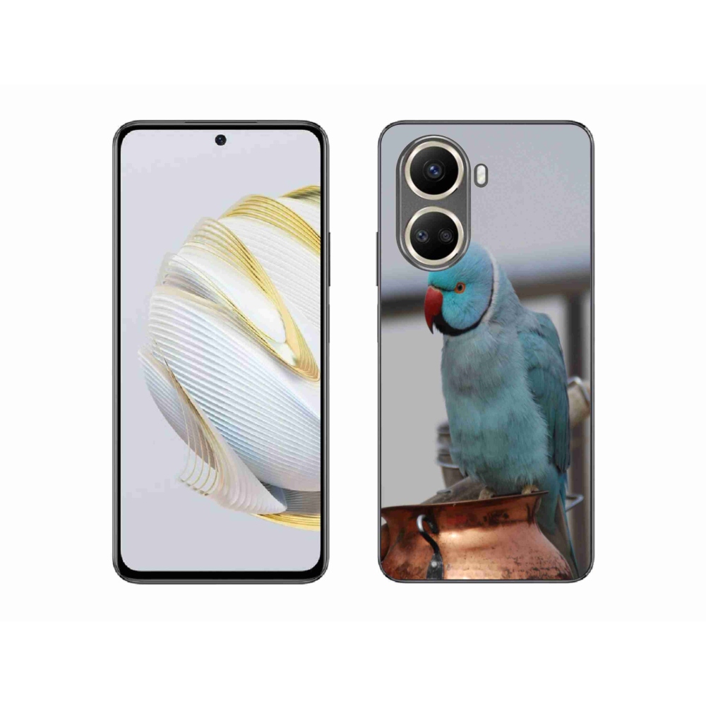 Gélový kryt mmCase na Huawei Nova 10 SE - papagáj Alexandr modrý