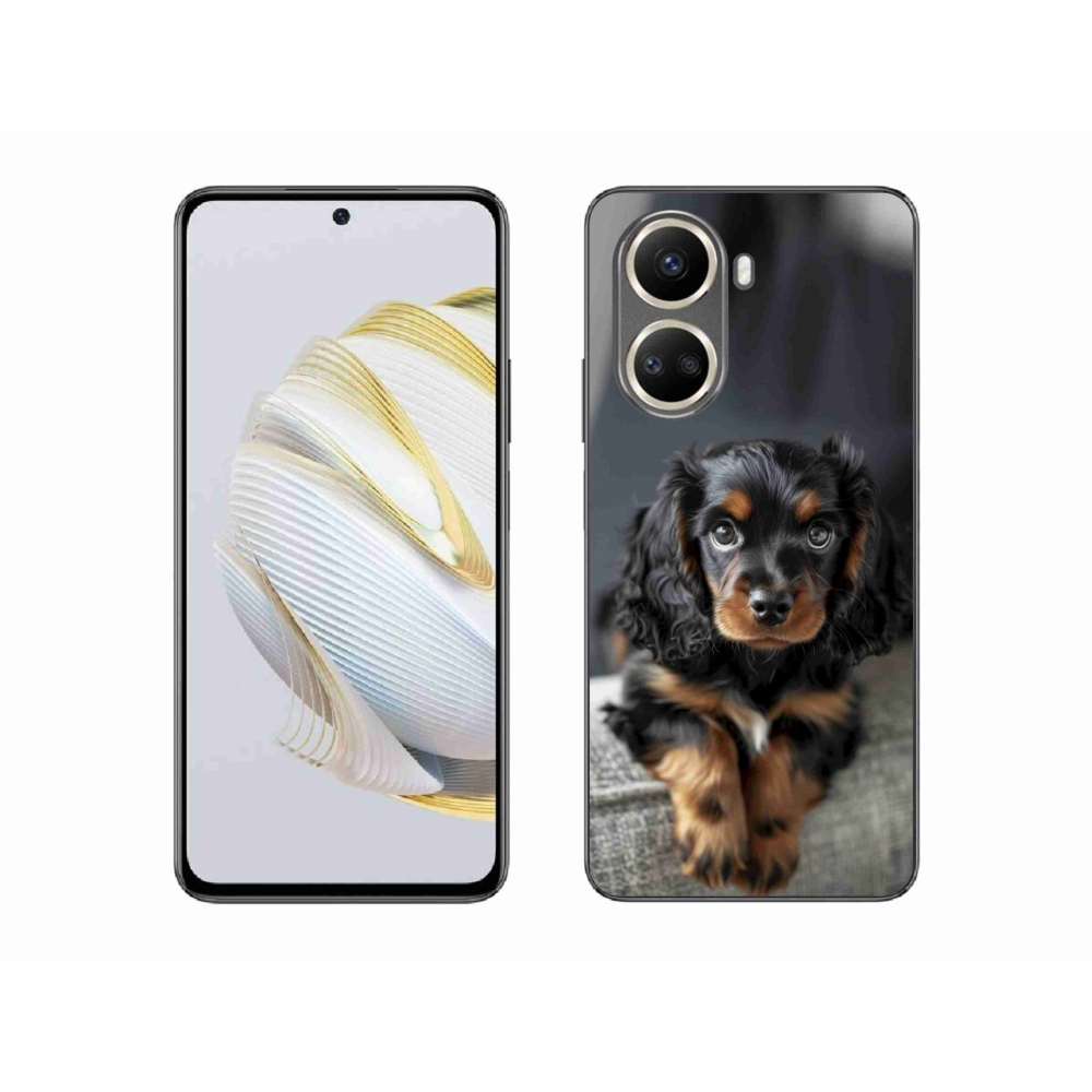 Gélový kryt mmCase na Huawei Nova 10 SE - roztomilý dlhosrstý jazvečík