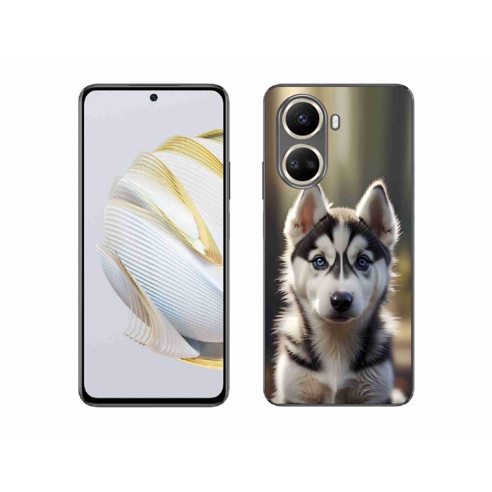 Gélový kryt mmCase na Huawei Nova 10 SE - roztomilý sibírsky husky