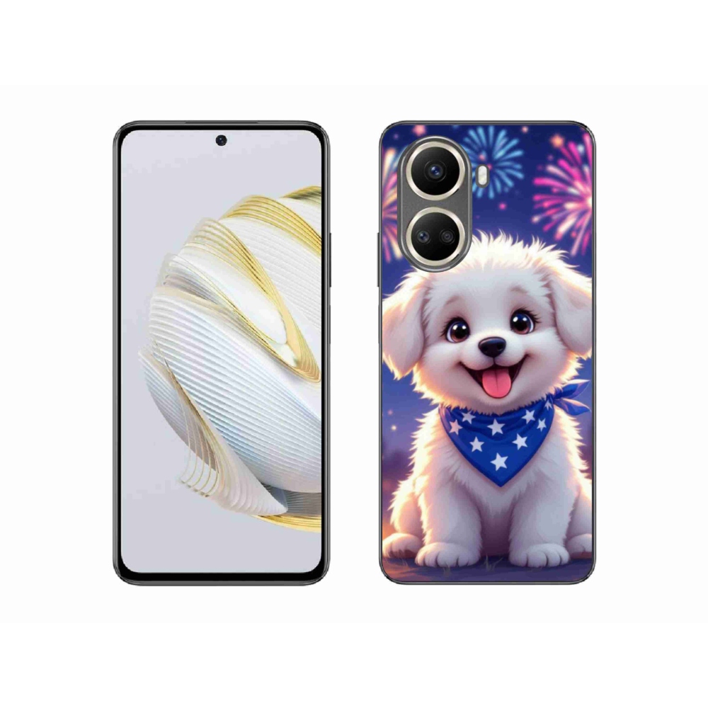 Gélový kryt mmCase na Huawei Nova 10 SE - slávnostné šteňa