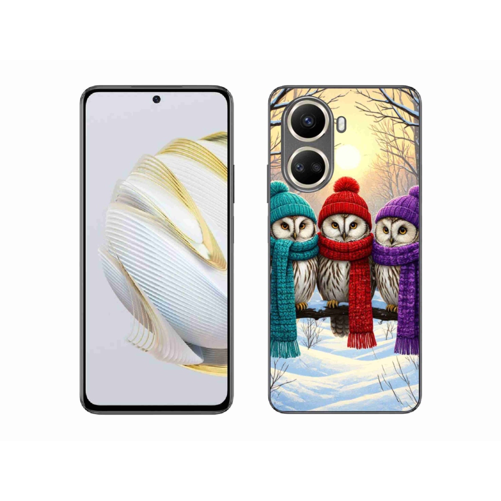 Gélový kryt mmCase na Huawei Nova 10 SE - soví priatelia
