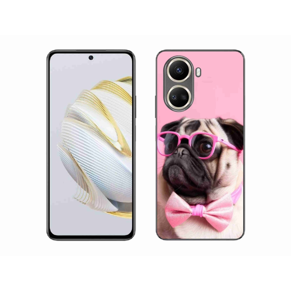 Gélový kryt mmCase na Huawei Nova 10 SE - štýlový mops