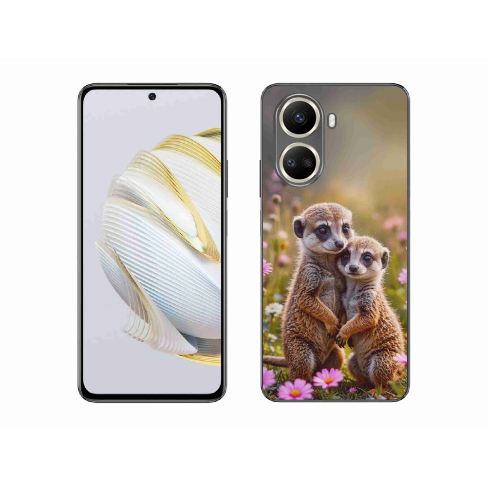 Gélový kryt mmCase na Huawei Nova 10 SE - surikatí duo