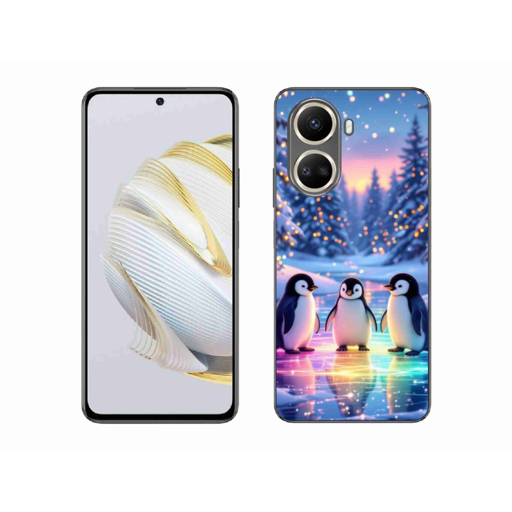 Gélový kryt mmCase na Huawei Nova 10 SE - tučniaky