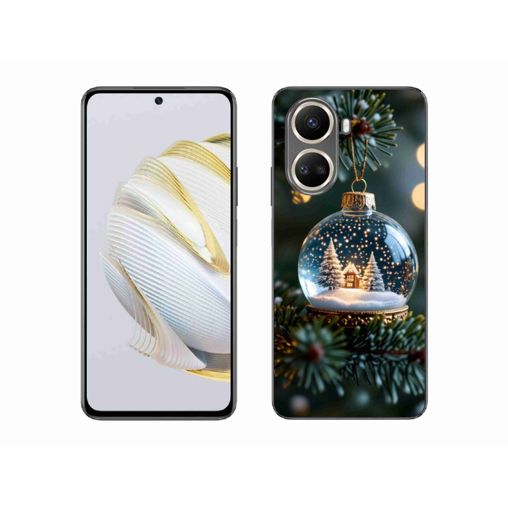 Gélový kryt mmCase na Huawei Nova 10 SE - vianočné gule 2