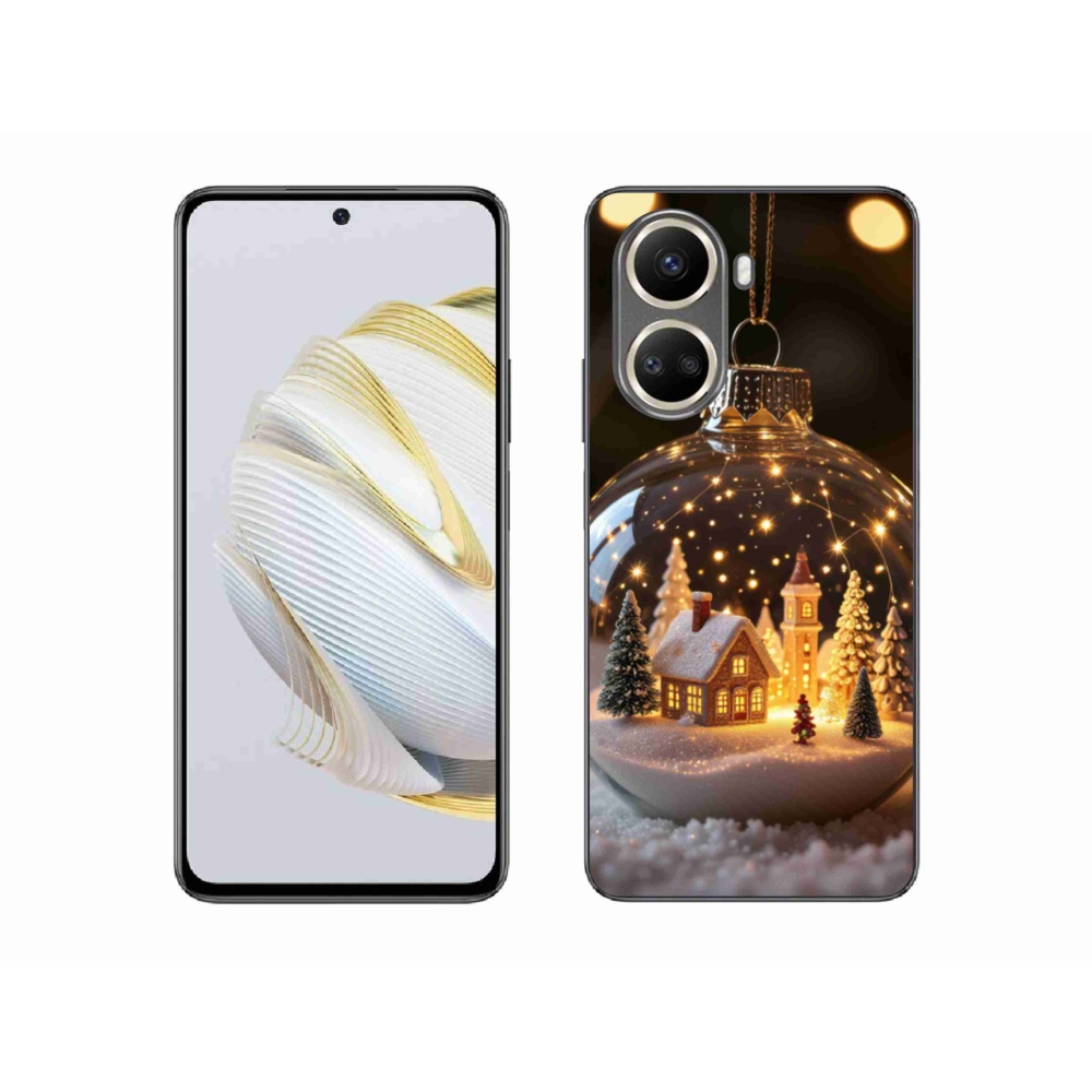 Gélový kryt mmCase na Huawei Nova 10 SE - vianočné gule 3