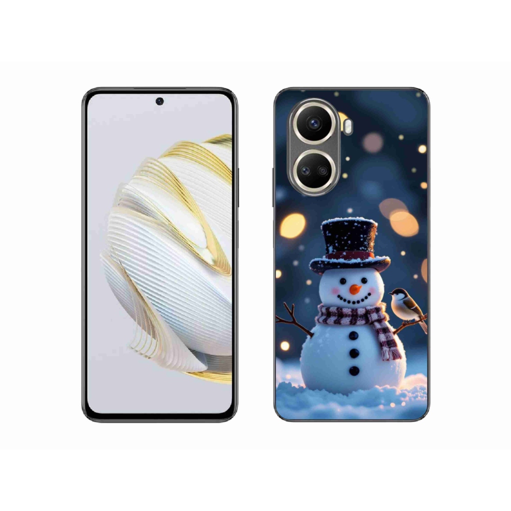 Gélový kryt mmCase na Huawei Nova 10 SE - vianočný snehuliak