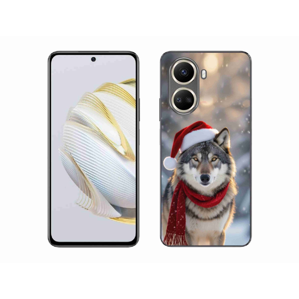 Gélový kryt mmCase na Huawei Nova 10 SE - vianočný vlk