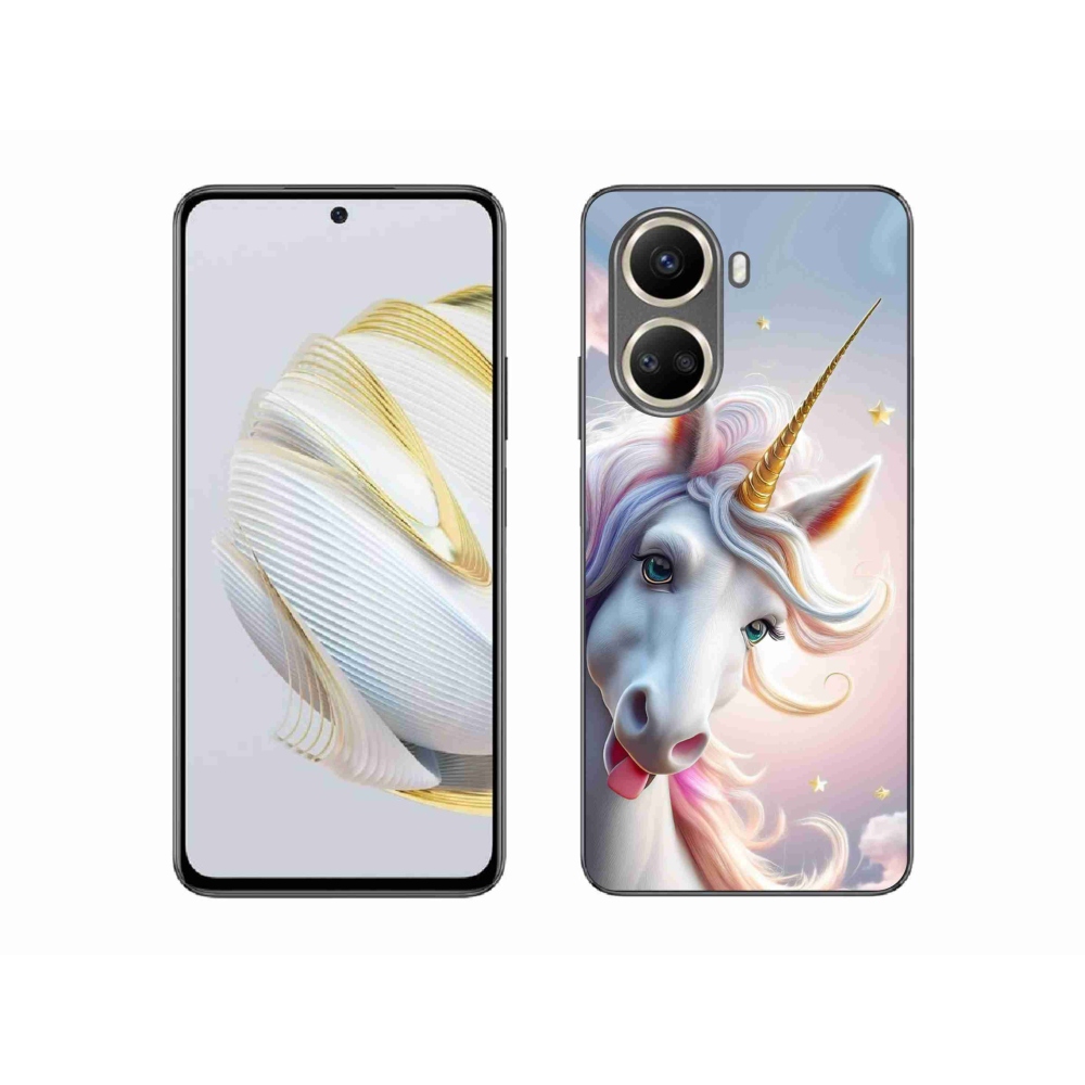 Gélový kryt mmCase na Huawei Nova 10 SE - veselý jednorožec