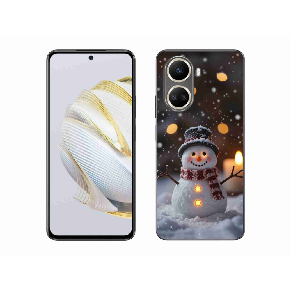 Gélový kryt mmCase na Huawei Nova 10 SE - veselý snehuliak