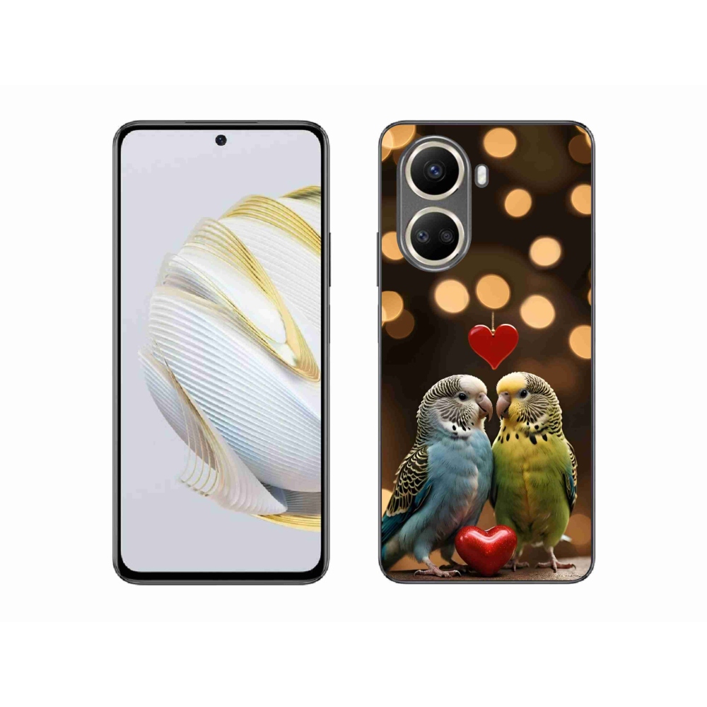Gélový kryt mmCase na Huawei Nova 10 SE - zamilovaní papagáje